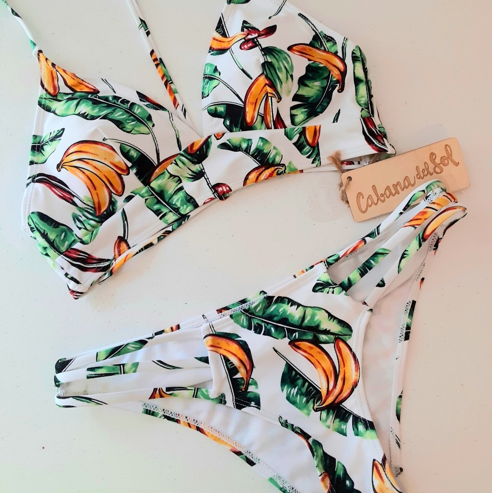 Cabana del Sol Banana Swimsuit Small